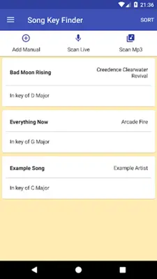 Song Key Finder android App screenshot 10