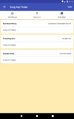 Song Key Finder android App screenshot 3