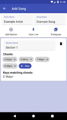 Song Key Finder android App screenshot 7